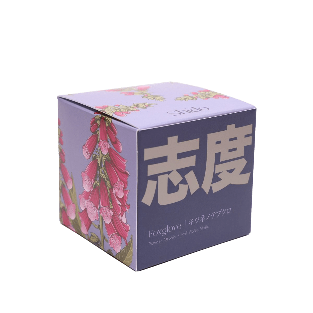 Shido Coconut & Soy Blend Foxglove Candle - Chive UK Wholesale