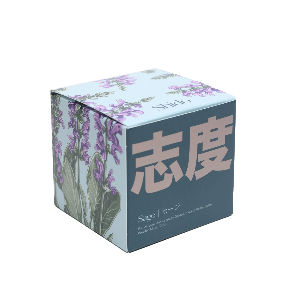 Shido Coconut & Soy Blend Sage Candle - Chive UK Wholesale