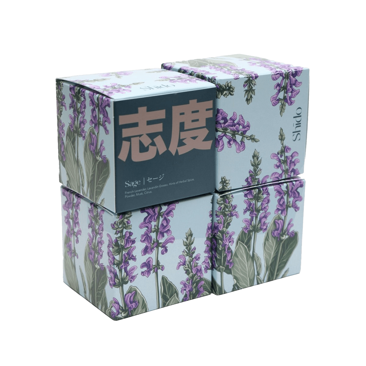 Shido Coconut & Soy Blend Sage Candle - Chive UK Wholesale