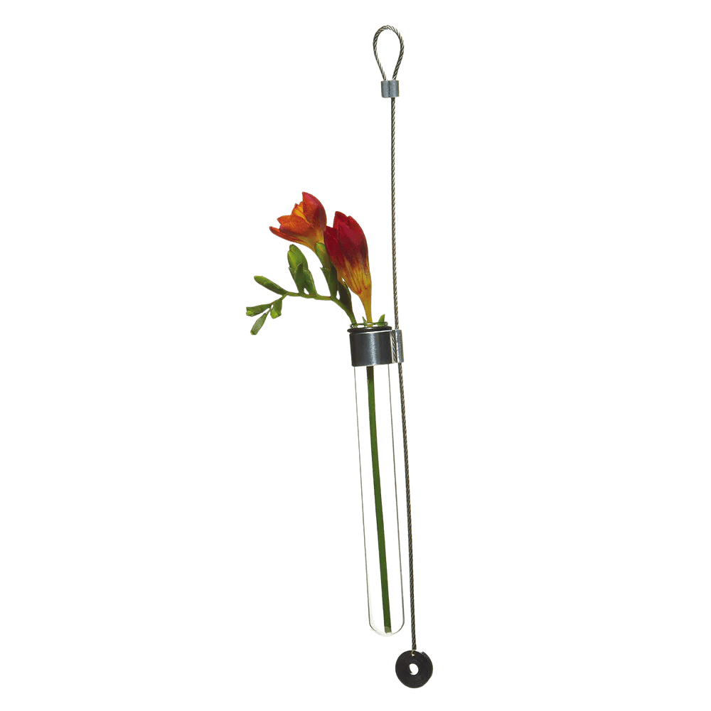 Hanging Airplane Cable & Glass Flower Vase - Chive UK Wholesale