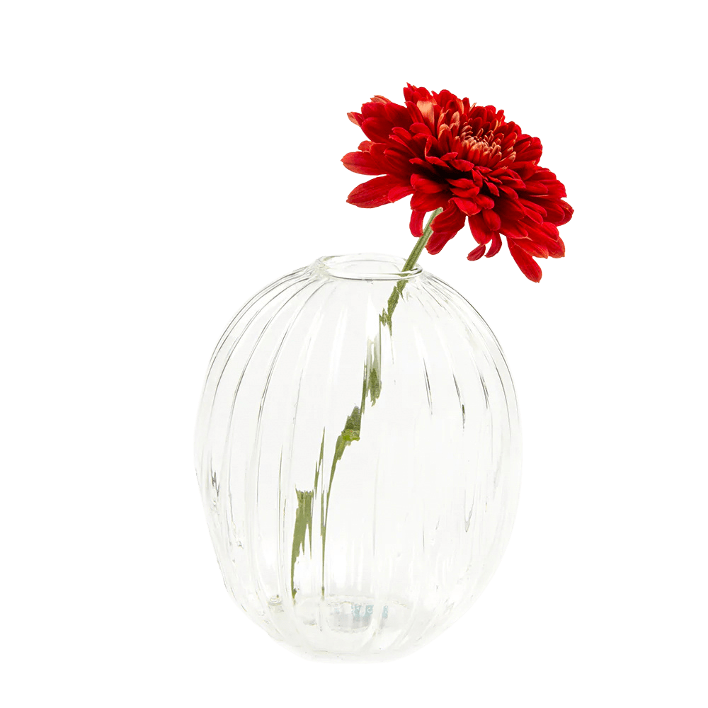 Squish Glass Modern Flower Vase - Chive UK Wholesale