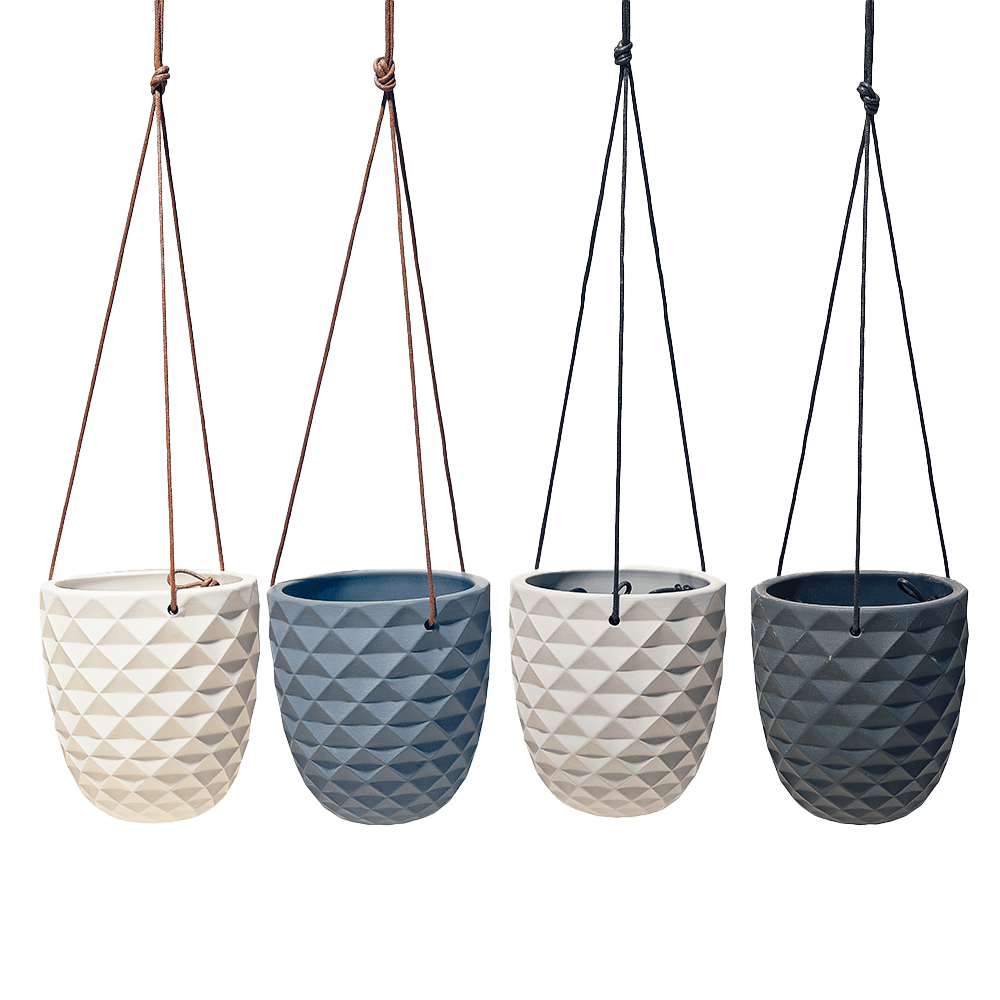 Thimble Porcelain Modern Hanging Planter Kit - Chive UK Wholesale