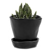 Tika Ceramic Pot & Saucer Set With Drainage
