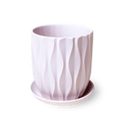 Virago 3.5" Porcelain Pot With Drainage Hole And Saucer - Chive UK Wholesale