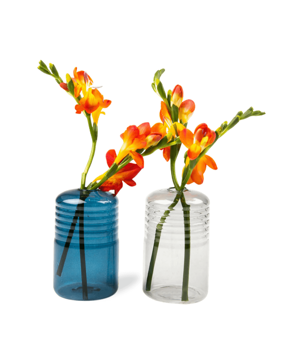 Wabo Glass Modern Flower Vase - Chive UK Wholesale