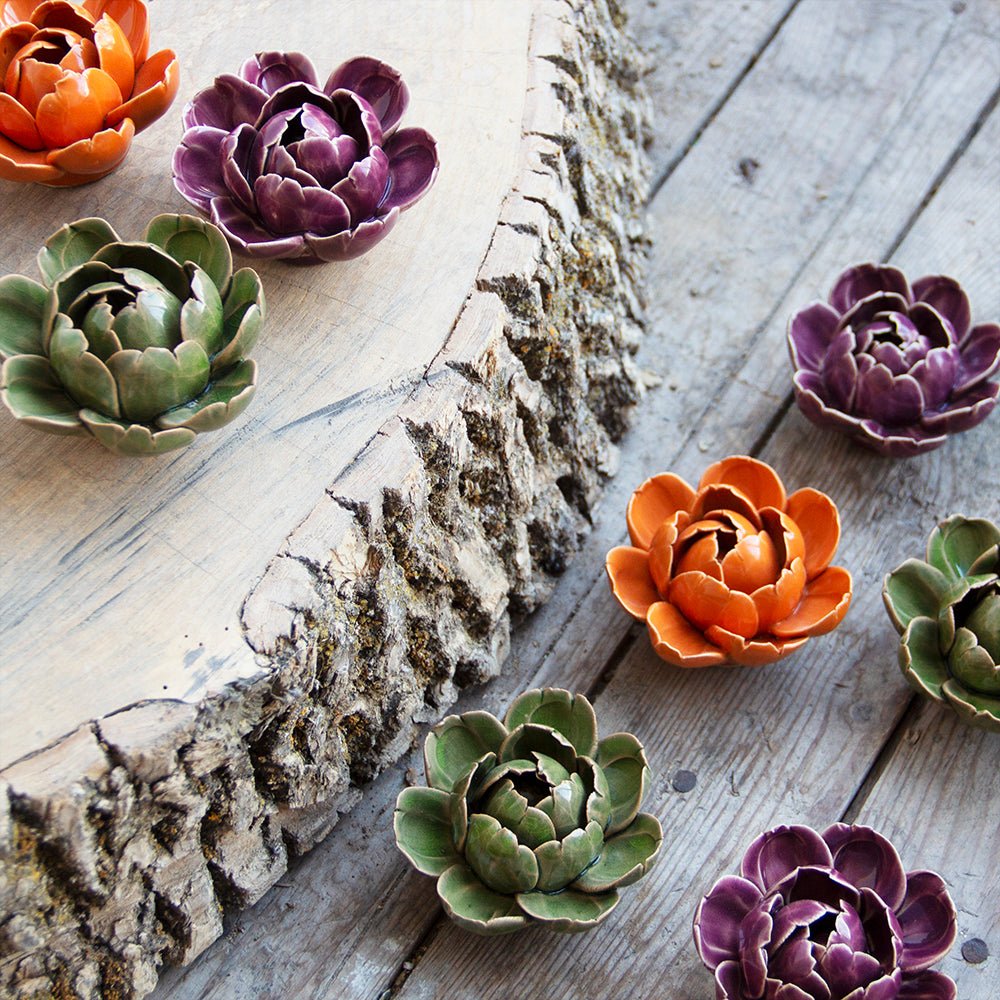 Ceramic Flower Collection 7 - 36pc Assortment - Chive UK Wholesale