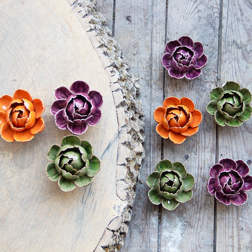 Ceramic Flower Collection 7 - 36pc Assortment - Chive UK Wholesale