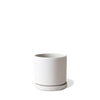Dojo Porcelain Modern Indoor Plant Pot With Saucer