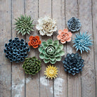 Ceramic Flower Collection 6 - 60pc Assortment - Chive UK Wholesale